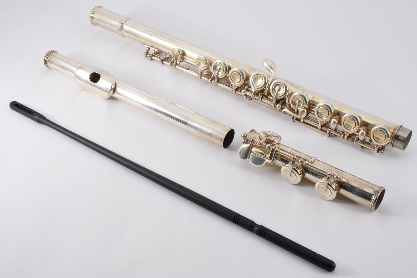 Yamaha YFL-514 Flute Silver w/Hardcase Made in Japan Used From Japan #024272