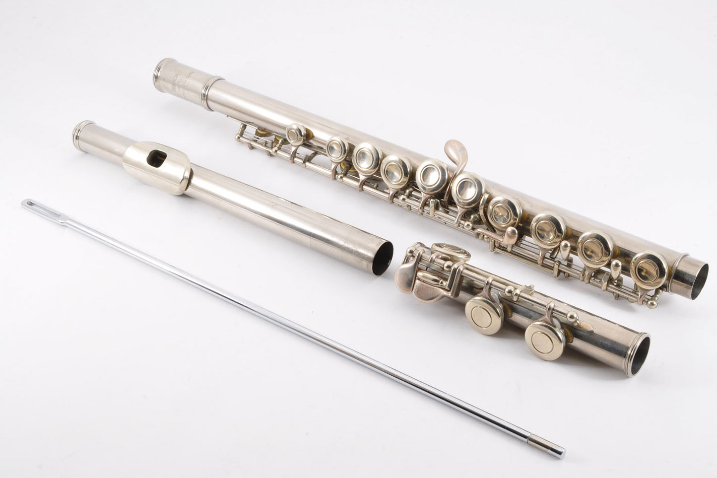 Yamaha YFL-211 Flute Silver w/Hardcase Made in Japan Used From Japan #039285