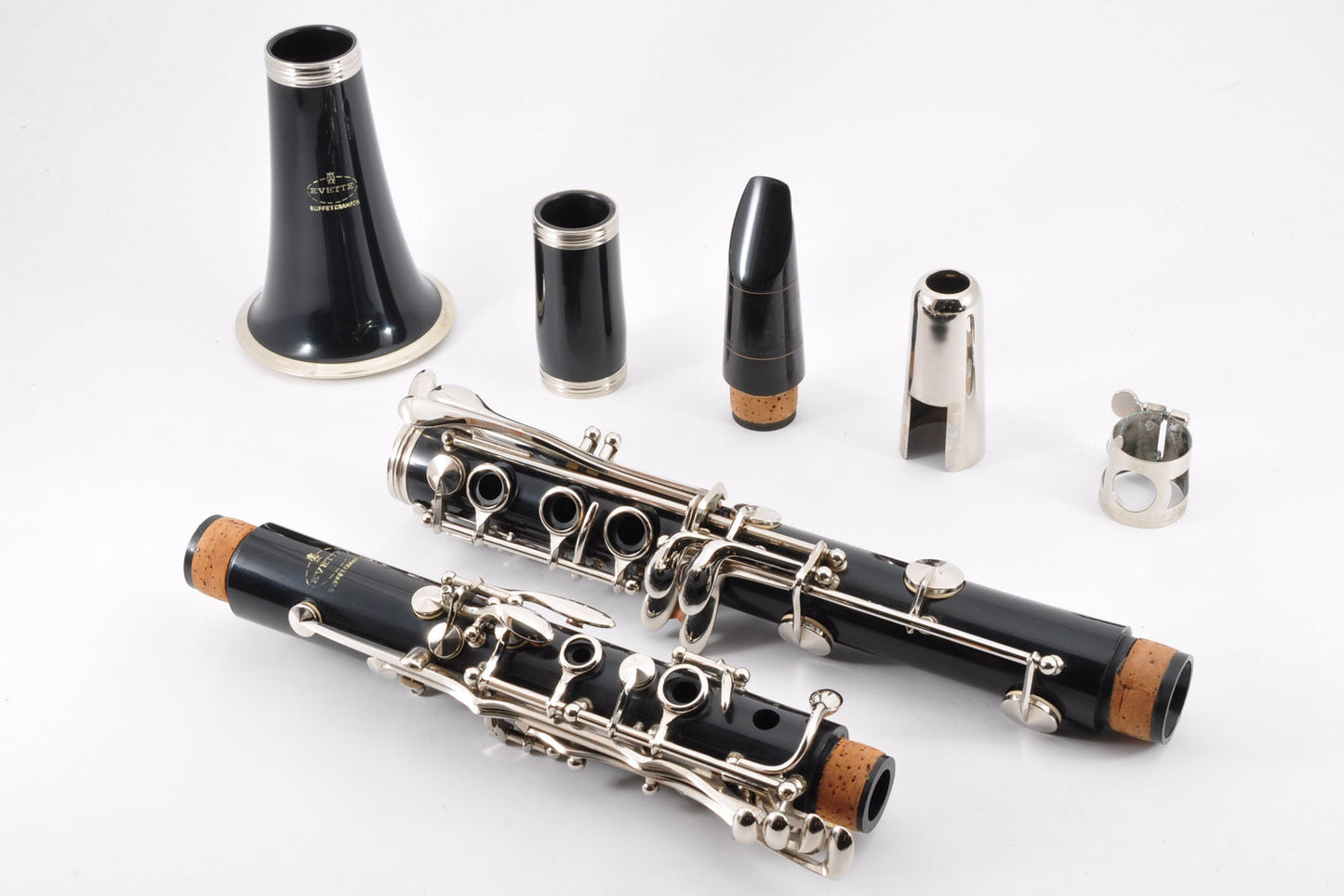 Buffet Crampon Evette Clarinet Made In Germany w/Case Mouthpiece Used From Japan #145482