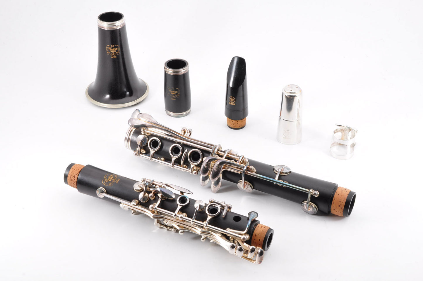 Yamaha YCL-852II Custom CS Clarinet Bb Made In Japan w/Case Used From Japan #04345