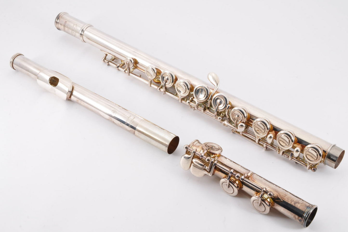 YAMAHA YFL-517 Flute Silver Professional Made In Japan w/Case Used From Japan #058111