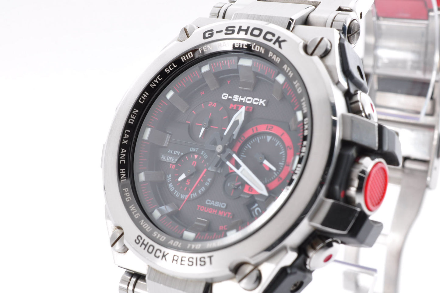 Casio G-SHOCK MT-G MTG-S1000D-1A4JF Black Dial Quartz Men's Watch 5369 Used From Japan