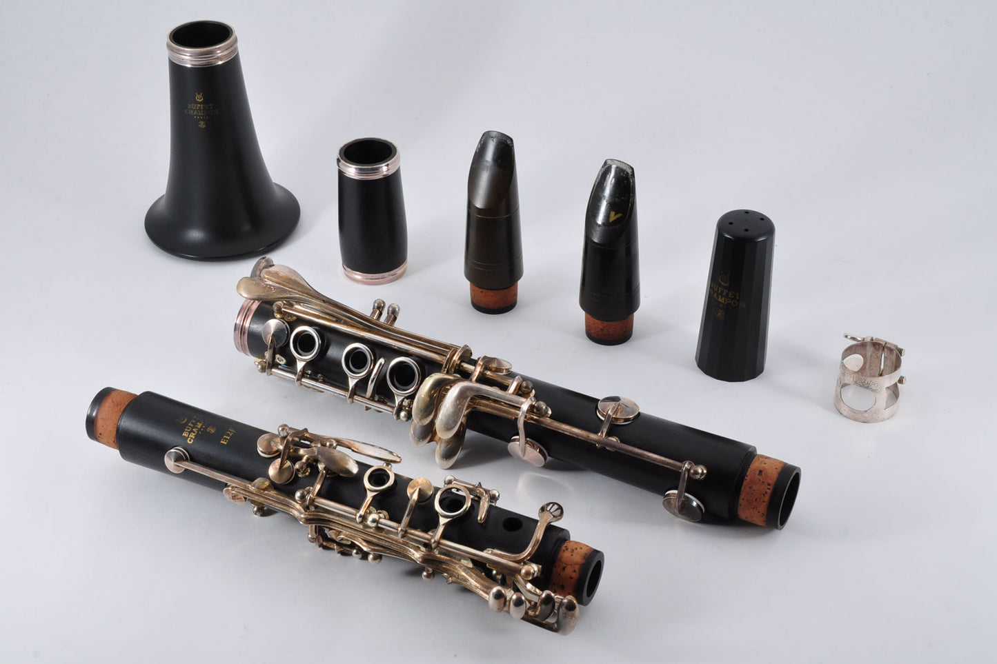 Buffet Crampon E-12F Bb Clarinet Made In Germany w/Case Mouthpiece Ligature Used From Japan #1257583