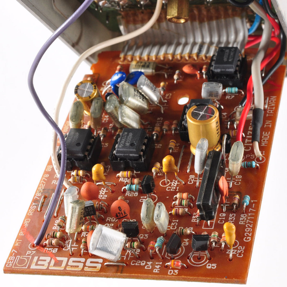 Boss GEB-7 Modified Noiseless For Bass Equalizer Pedal Made in Taiwan 1996 Mod with Box Used From Japan #AI62261