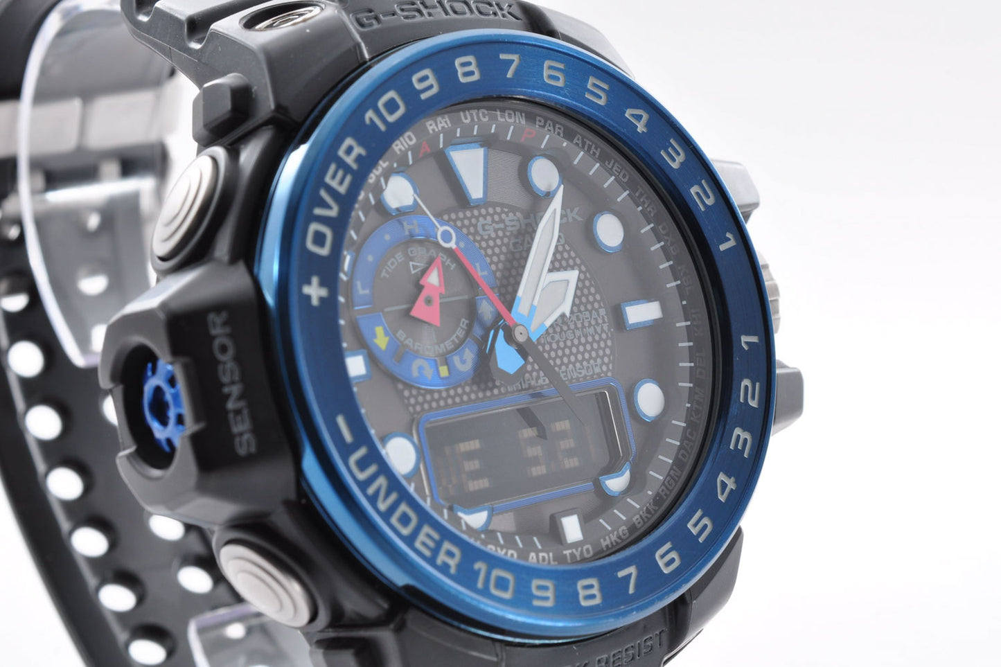 CASIO G-SHOCK GWN-1000B-1BJF GULFMASTER Master Of G Sea Solar Mens Watch 5371 Used From Japan