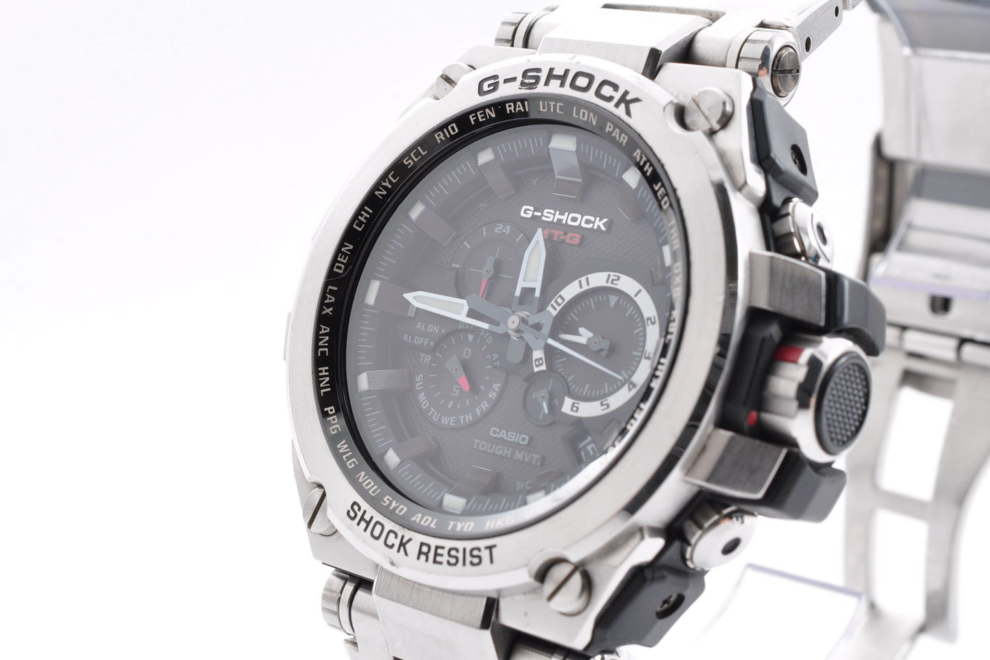 CASIO G-SHOCK MT-G MTG-S1000D-1AJF Black dial 45mm Radio Wave Solar 5369 Used From Japan