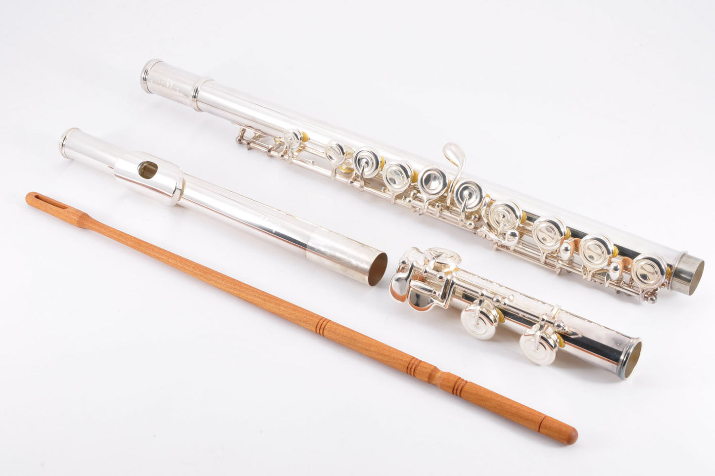 Yamaha YFL-451 Flute Silver w/Hardcase Made in Japan Used From Japan #017608