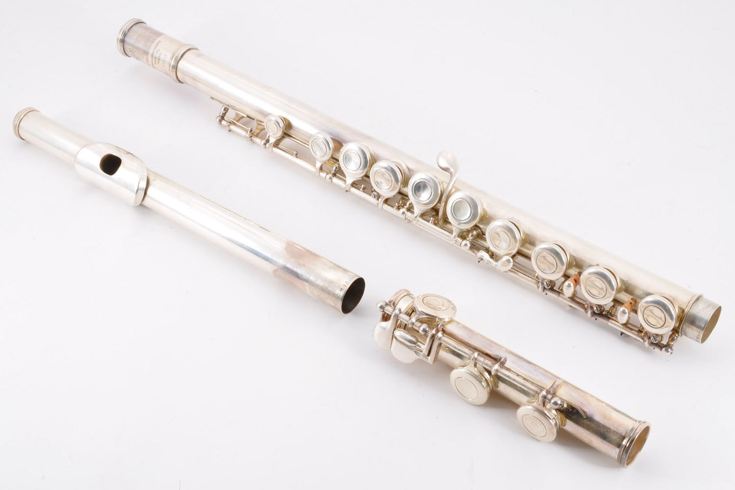 Muramatsu Flute Sterling Silver Made In Japan w/Case Used From Japan #01294