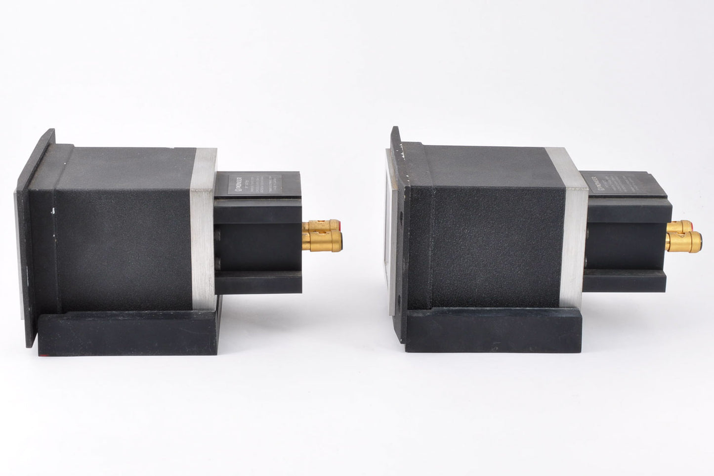 Pioneer PT-R7 III Ribbon Tweeter 2Set w/Stand Base Tested Working Used From Japan