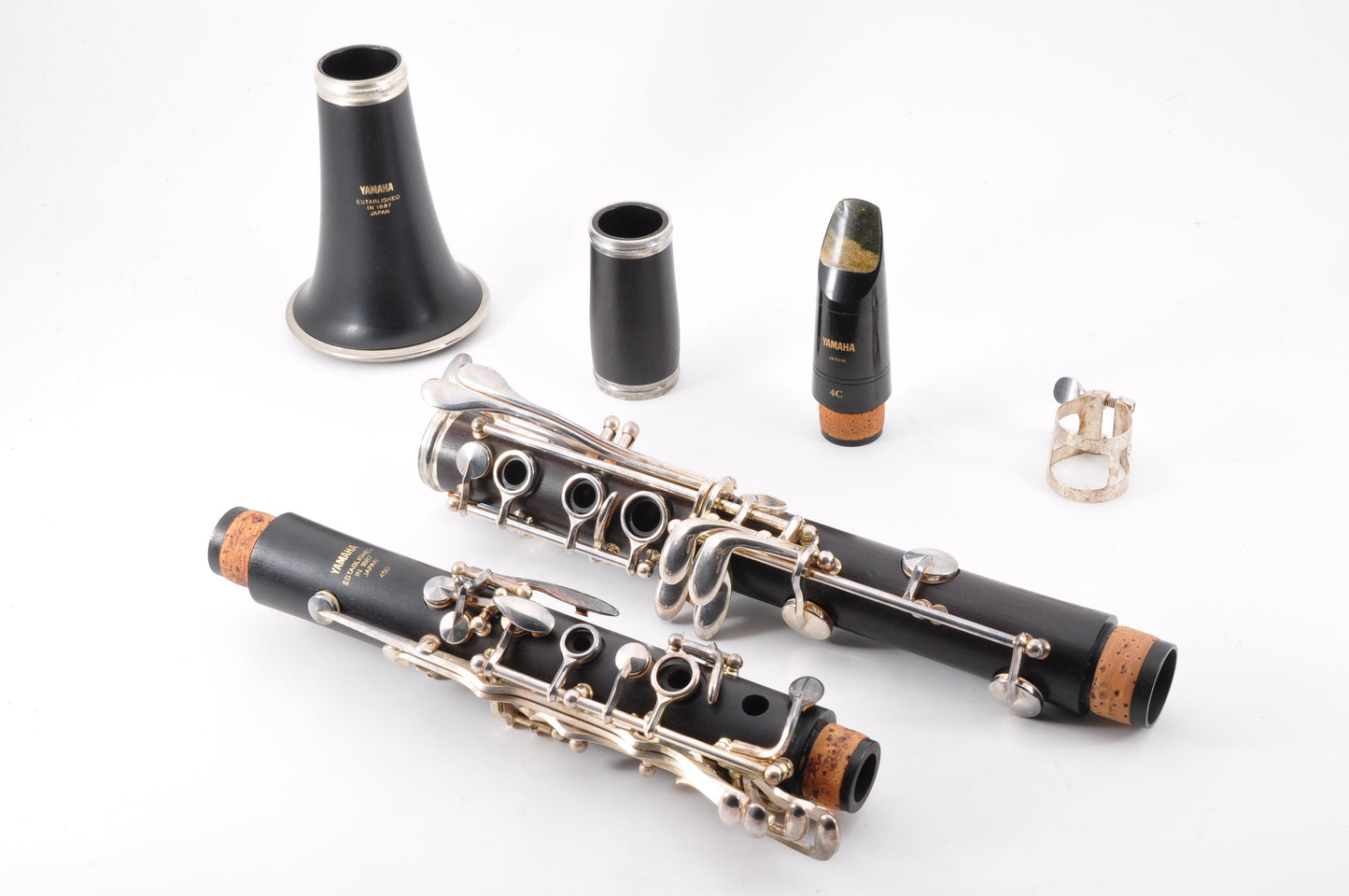 Yamaha YCL-450 Clarinet Made In Japan w/Case Mouthpiece Used From Japan #030602