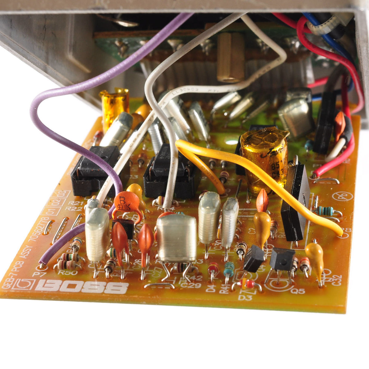Boss GEB-7 Modified Noiseless For Bass Equalizer Pedal Made in Taiwan 2000s Mod Used From Japan