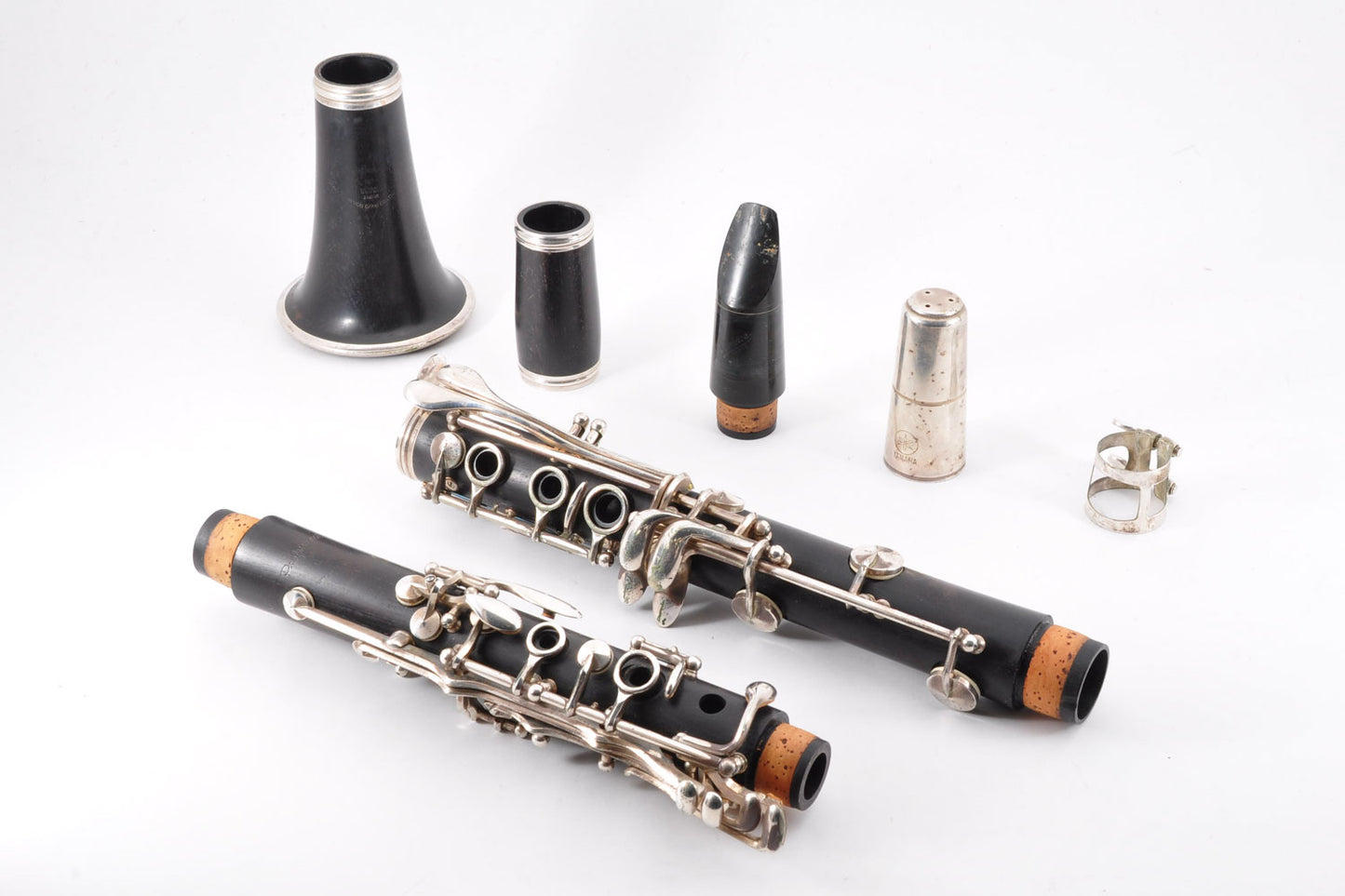 Yamaha YCL-651 Clarinet Bb w/Case Mouthpiece Ligature Made In Japan Used From Japan #003293