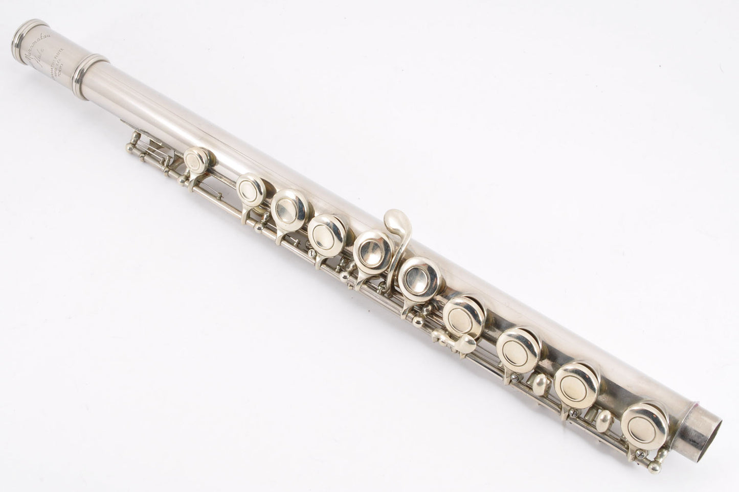 Muramatsu Flute M-85 Musical Instrument Made in Japan w/Case Used Fm JP #Z12