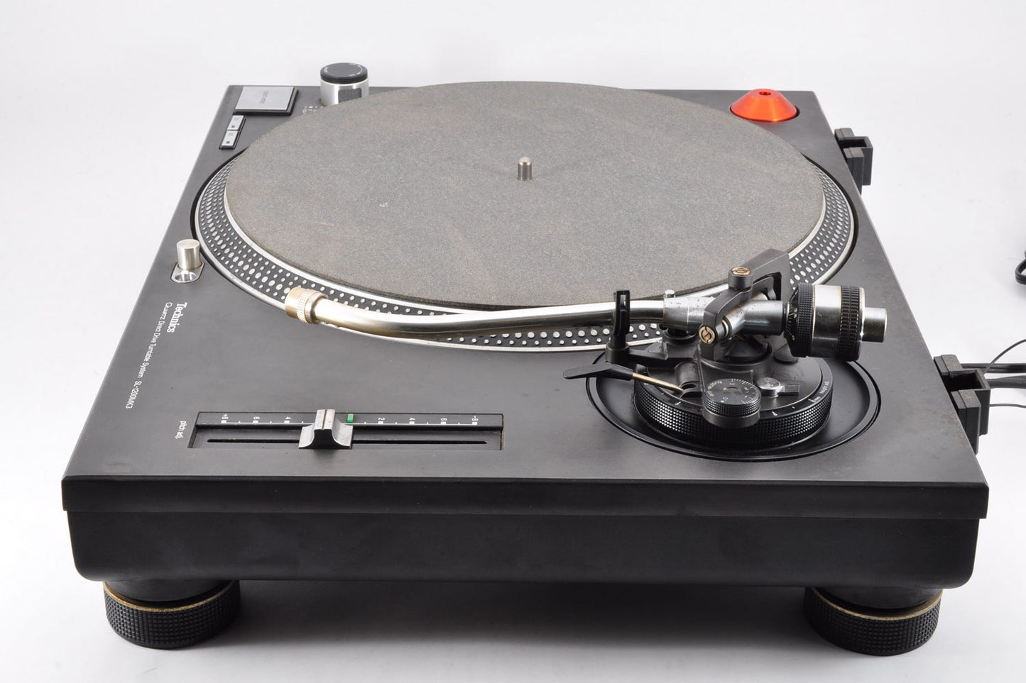 Technics SL-1200MK3 Black Direct Drive DJ Turntable Record Player w/Dust Cover EP Adapter Used From Japan #NH0CA07614