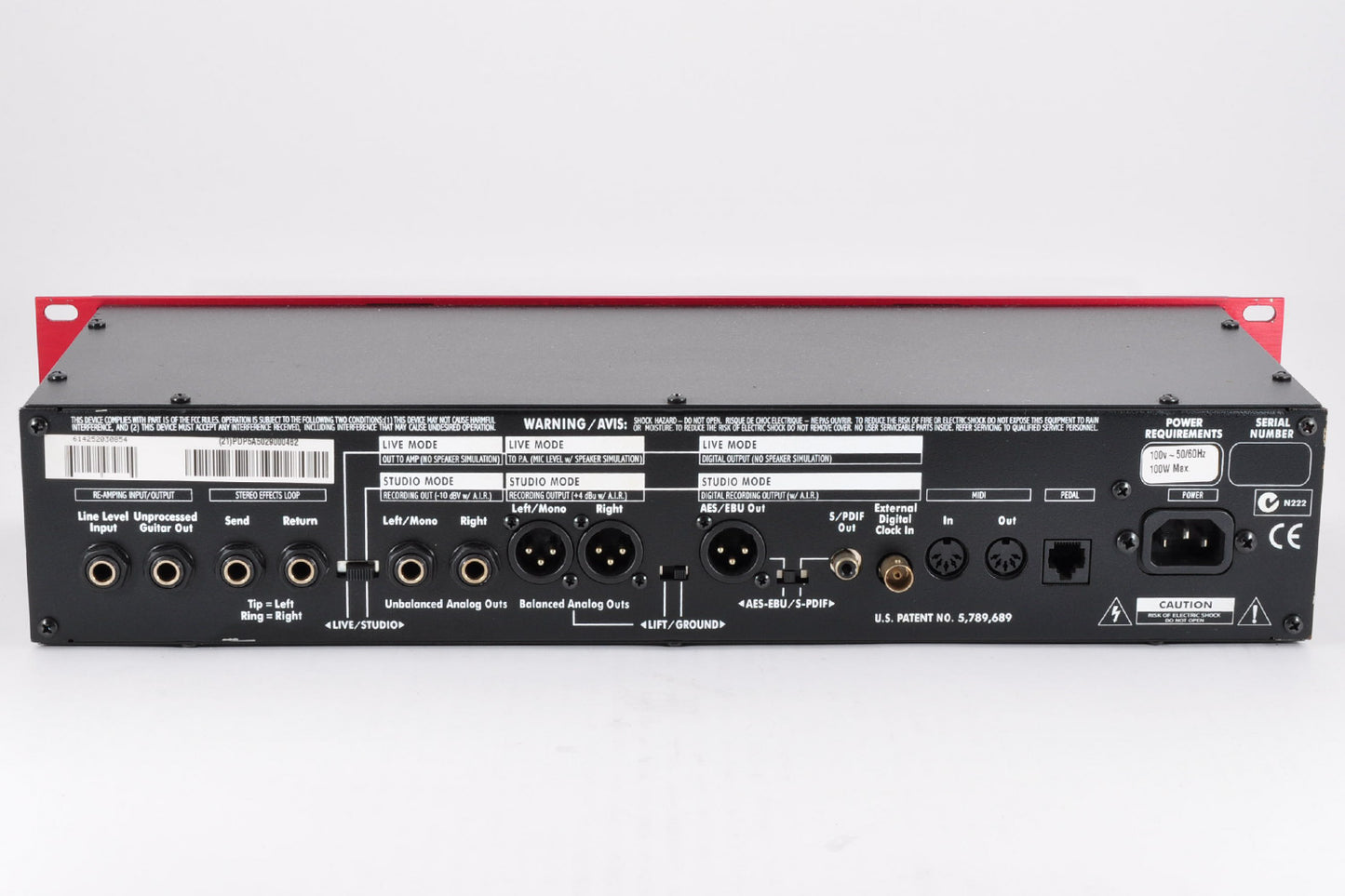 Line6 POD PRO Guitar Multi Effects Processor 2U Rack Used From Japan #462