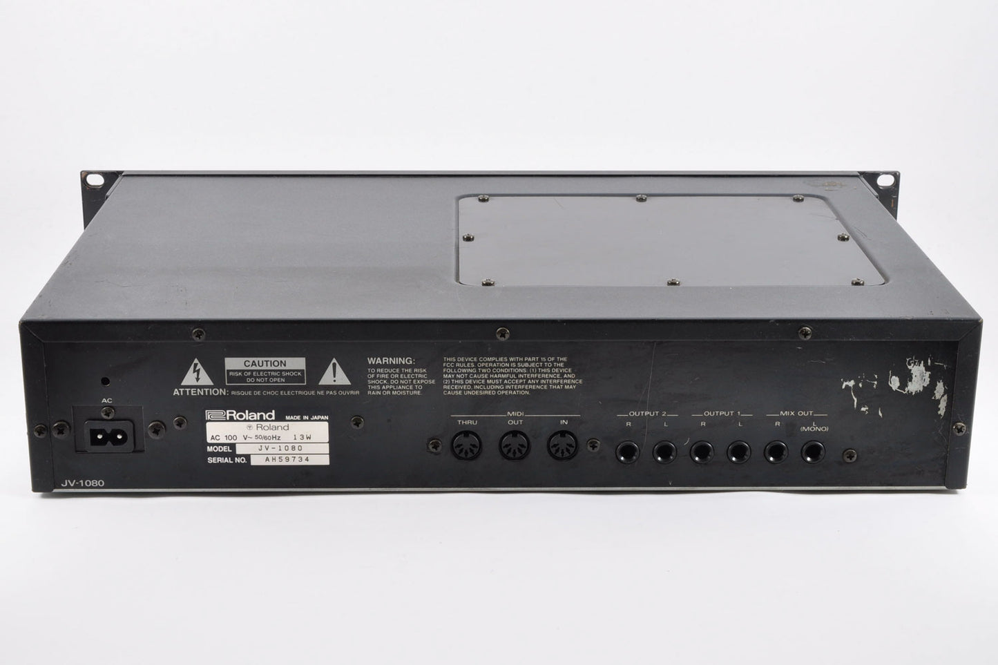Roland Super JV-1080 64-VOICE Synthesizer Module w/4x Expansion Cards Made In Japan Used From Japan #AH59374