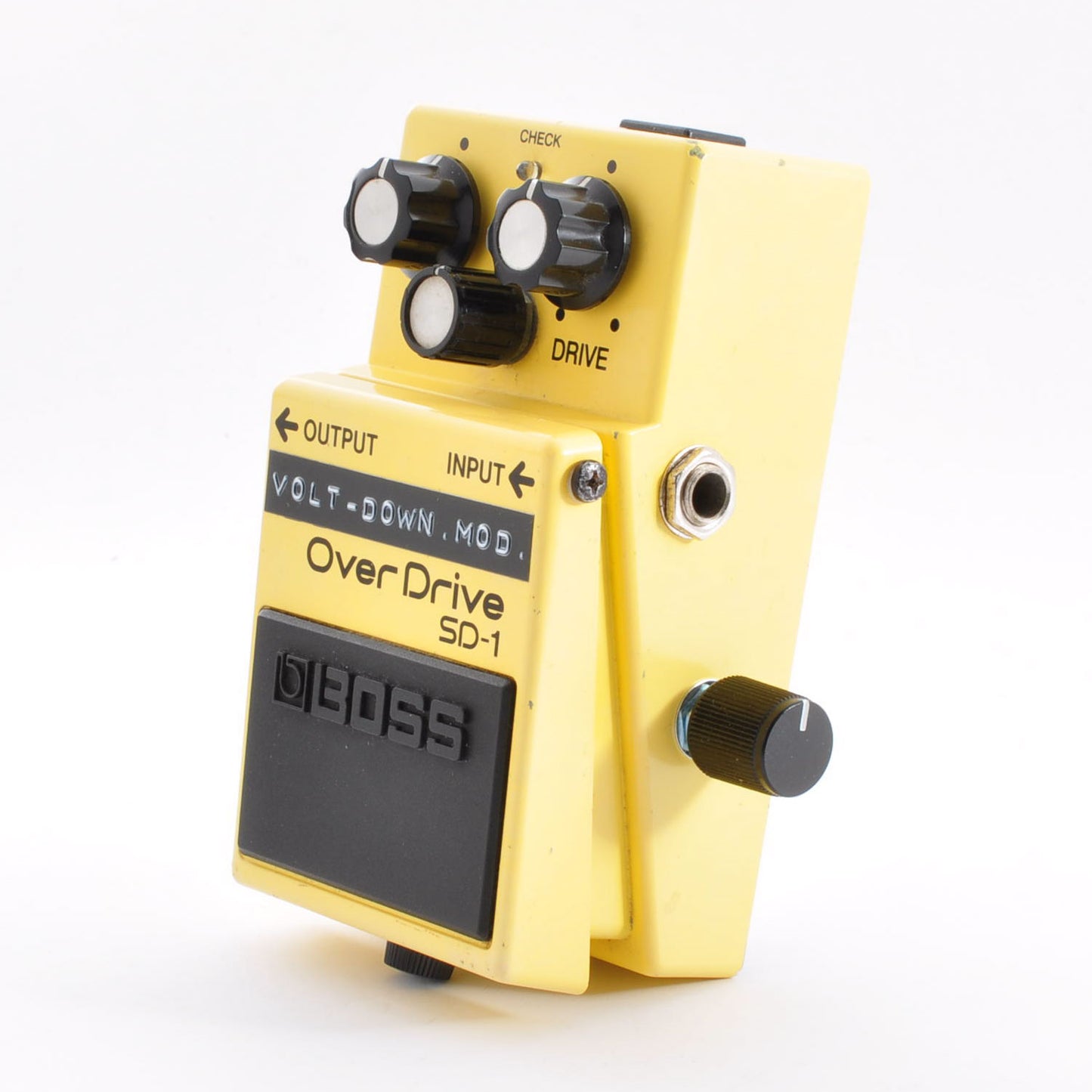 Boss SD-1 Modified Volt-Down 2.5-7.5V Fuzz Sound Super Overdrive Made In Taiwan 2003 Used From Japan #QR11954