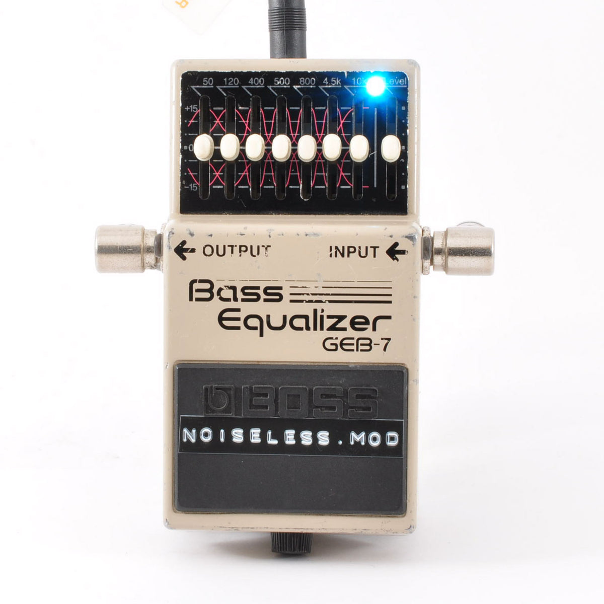 Boss GEB-7 Modified Noiseless For Bass Equalizer Pedal Made in Taiwan 2004 Mod Used From Japan #ES68068