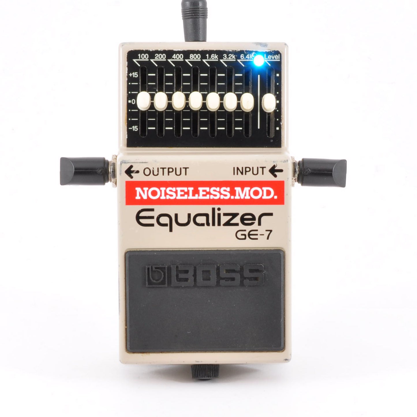 Boss GE-7 Modified Noiseless Equalizer PSA Made In Taiwan 2000 Effects Pedal Used From Japan #JN07246