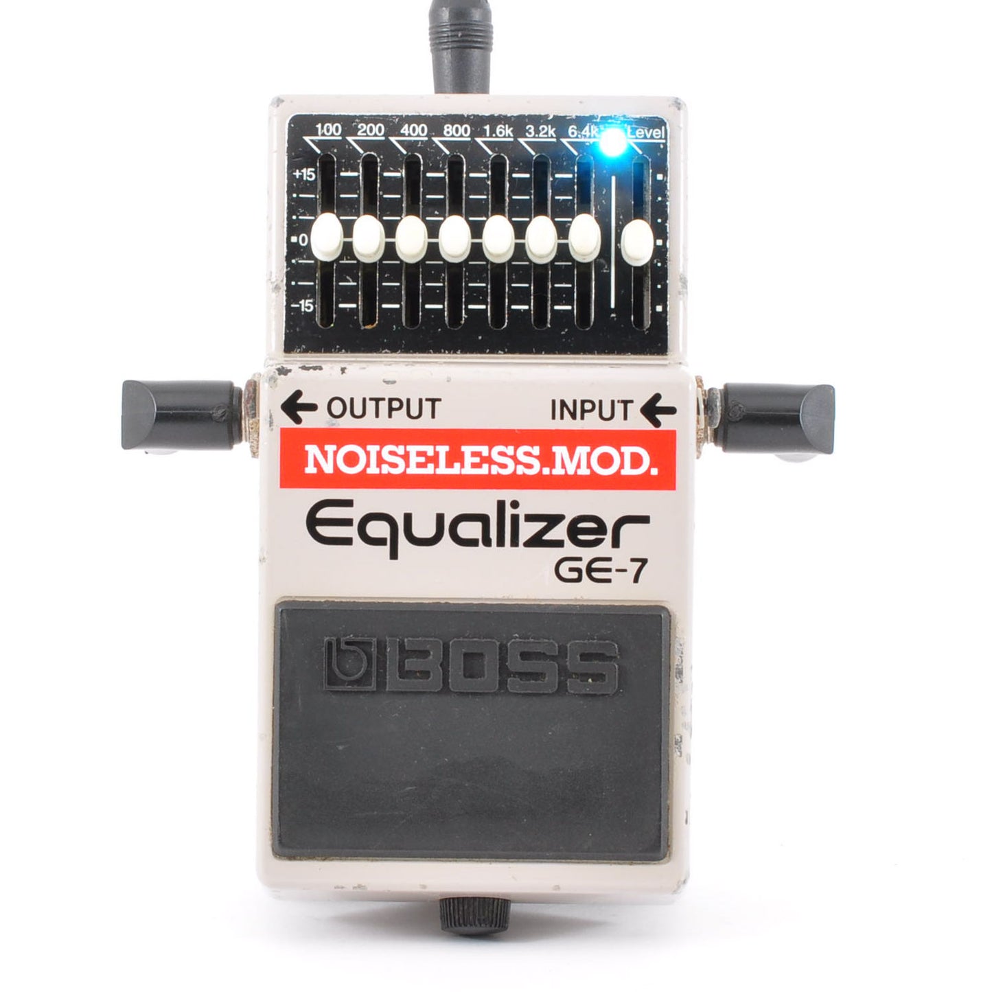 Boss GE-7 Modified Noiseless Equalizer Made In Taiwan 2001 PSA.OK Guitar Effects Pedal UsedJ From Japan #MO60323