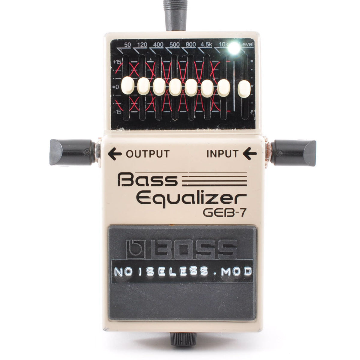 Boss GEB-7 Modified Noiseless Equalizer Made In Taiwan 2008 Effects Pedal Used From Japan #HW92743