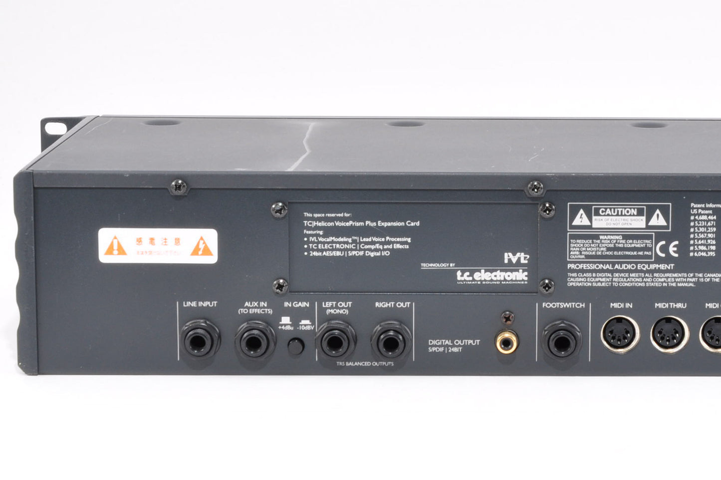 TC Helicon Voice Prism Vocal Pitch Processor 2U Rackmount Used From Japan #7002383