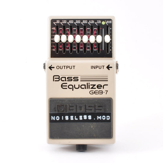Boss GEB-7 Modified Noiseless For Bass Equalizer Pedal Mod Used From Japan #ER94975
