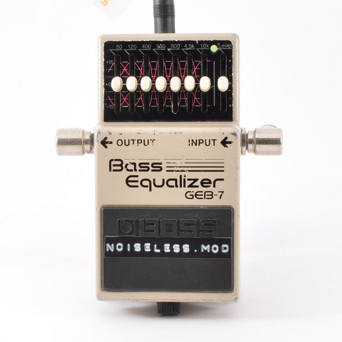 Boss GEB-7 Modified Noiseless For Bass Equalizer Pedal Made in Taiwan 2000s Mod Used From Japan