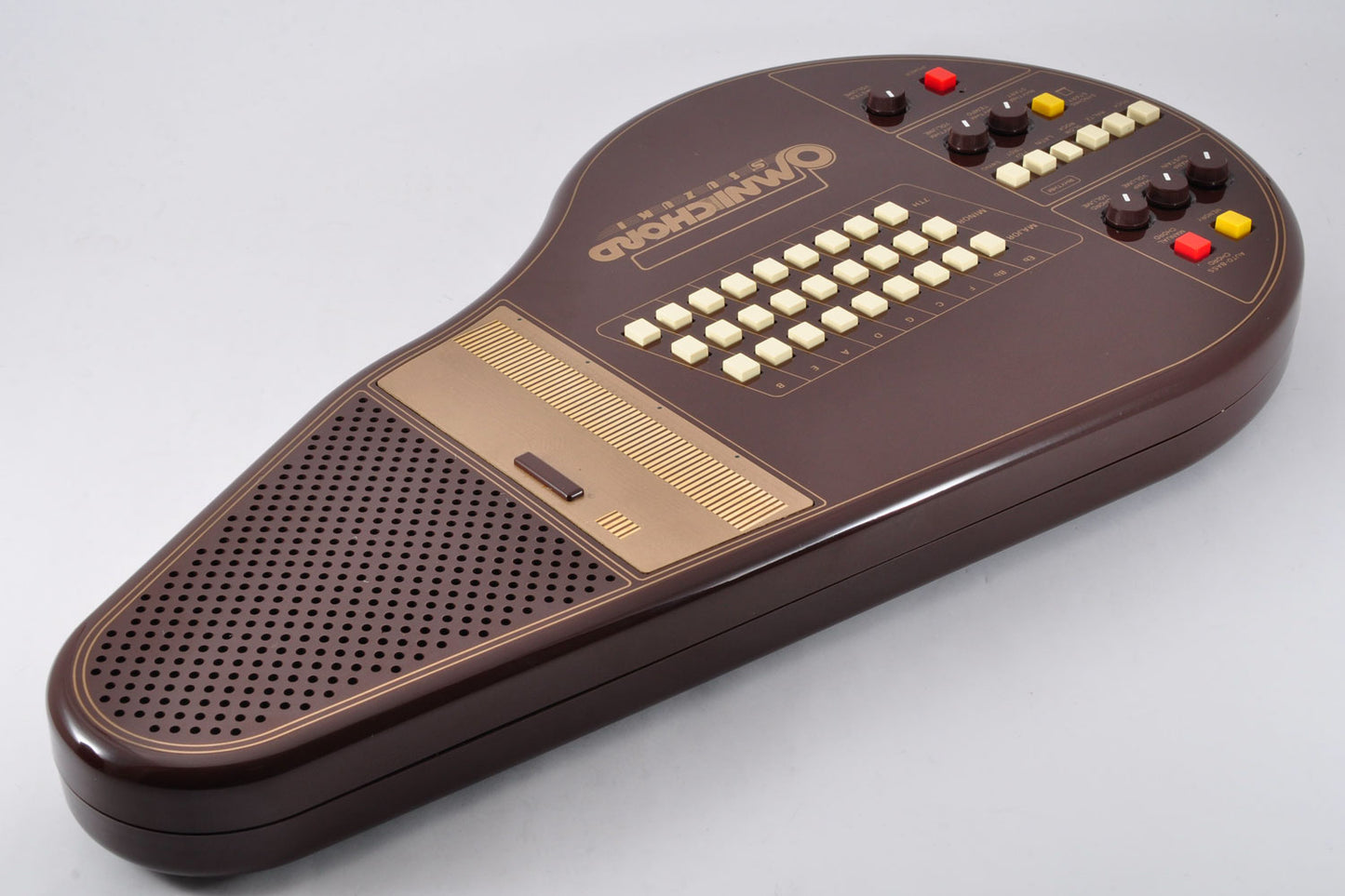 Suzuki OM-27 Omnichord Auto Bass Cord Synthesizer w/Genuine Hard Case Adapter Used From Japan