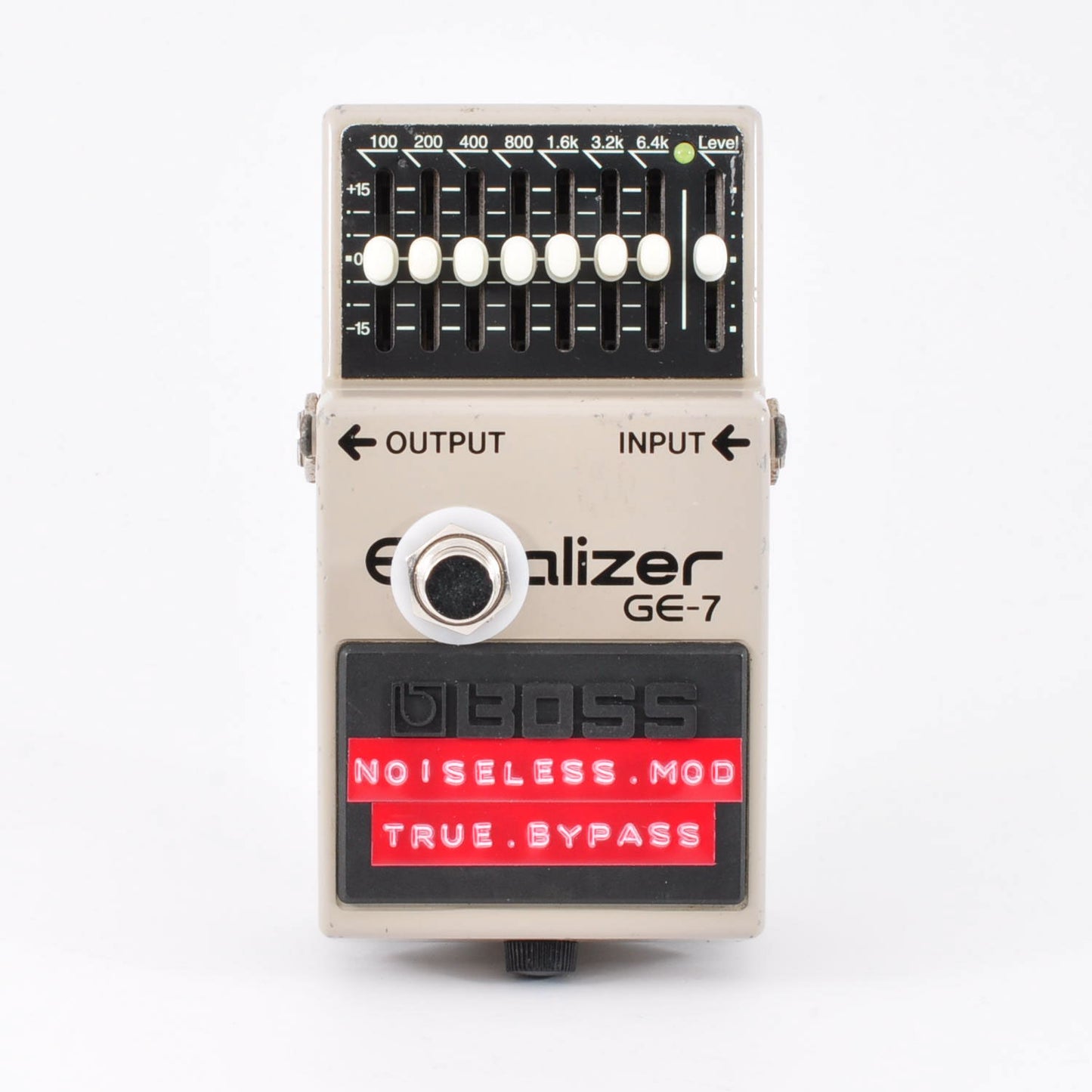 Boss GE-7 Modified True Bypass & Noiseless Equalizer Made In Taiwan 2002 Used From Japan #NQ47944