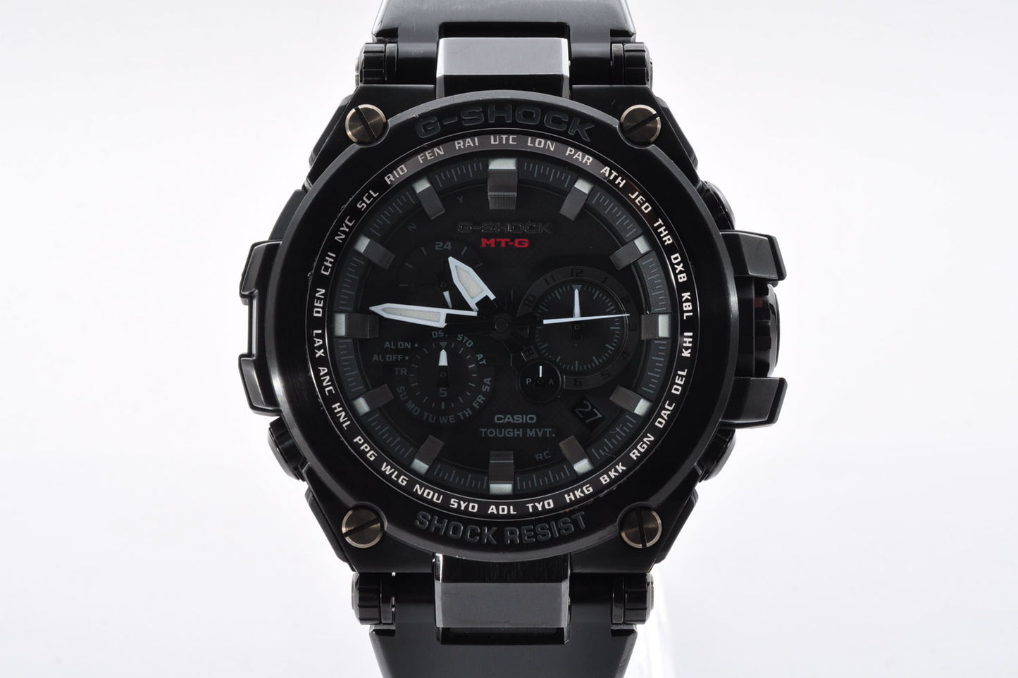 CASIO G-Shock MTG-S1000BD Radio Solar Men's Watch Black 5369 Used From Japan