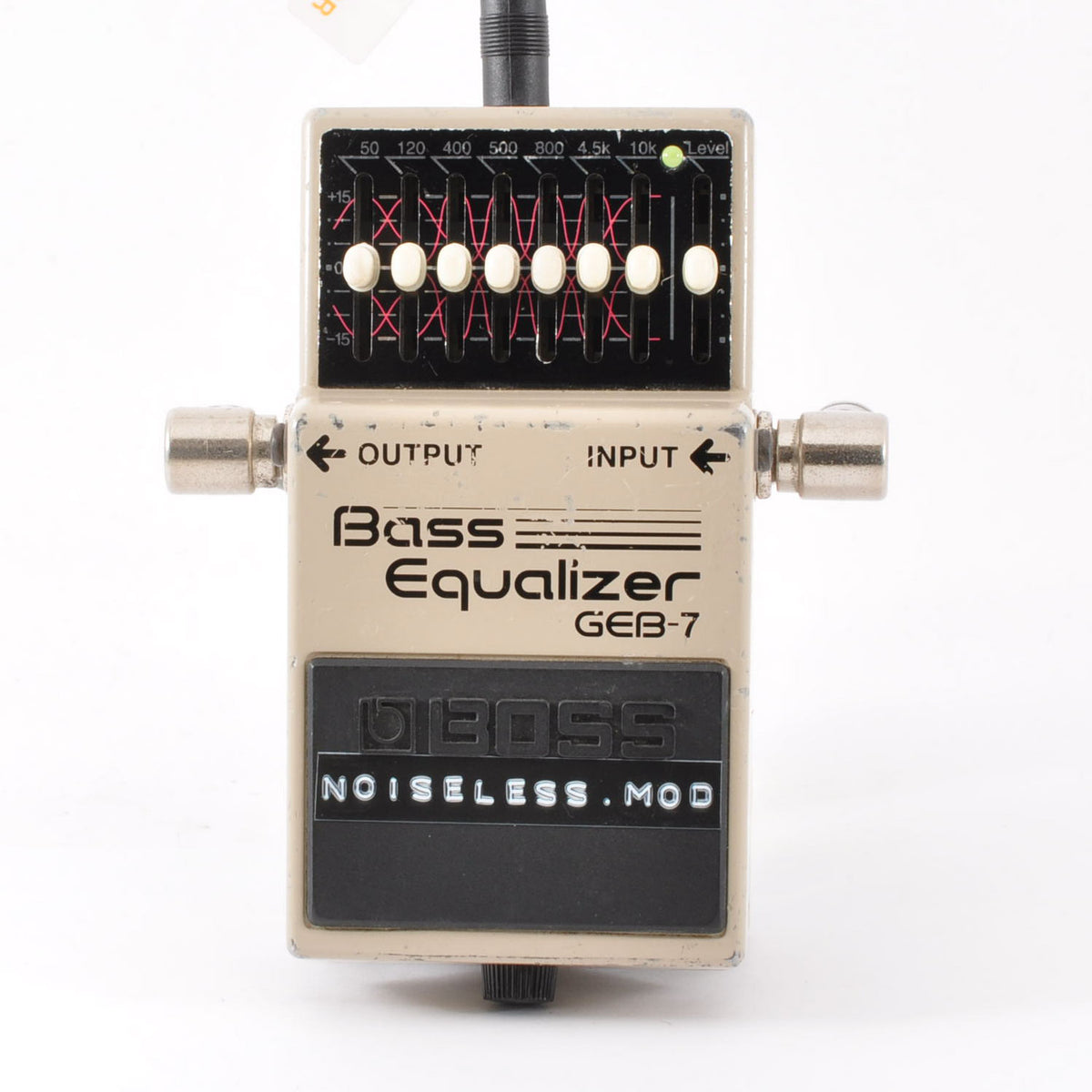 Boss GEB-7 Modified Noiseless For Bass Equalizer Pedal Made in Taiwan 2004 Mod Used From Japan #ES68068