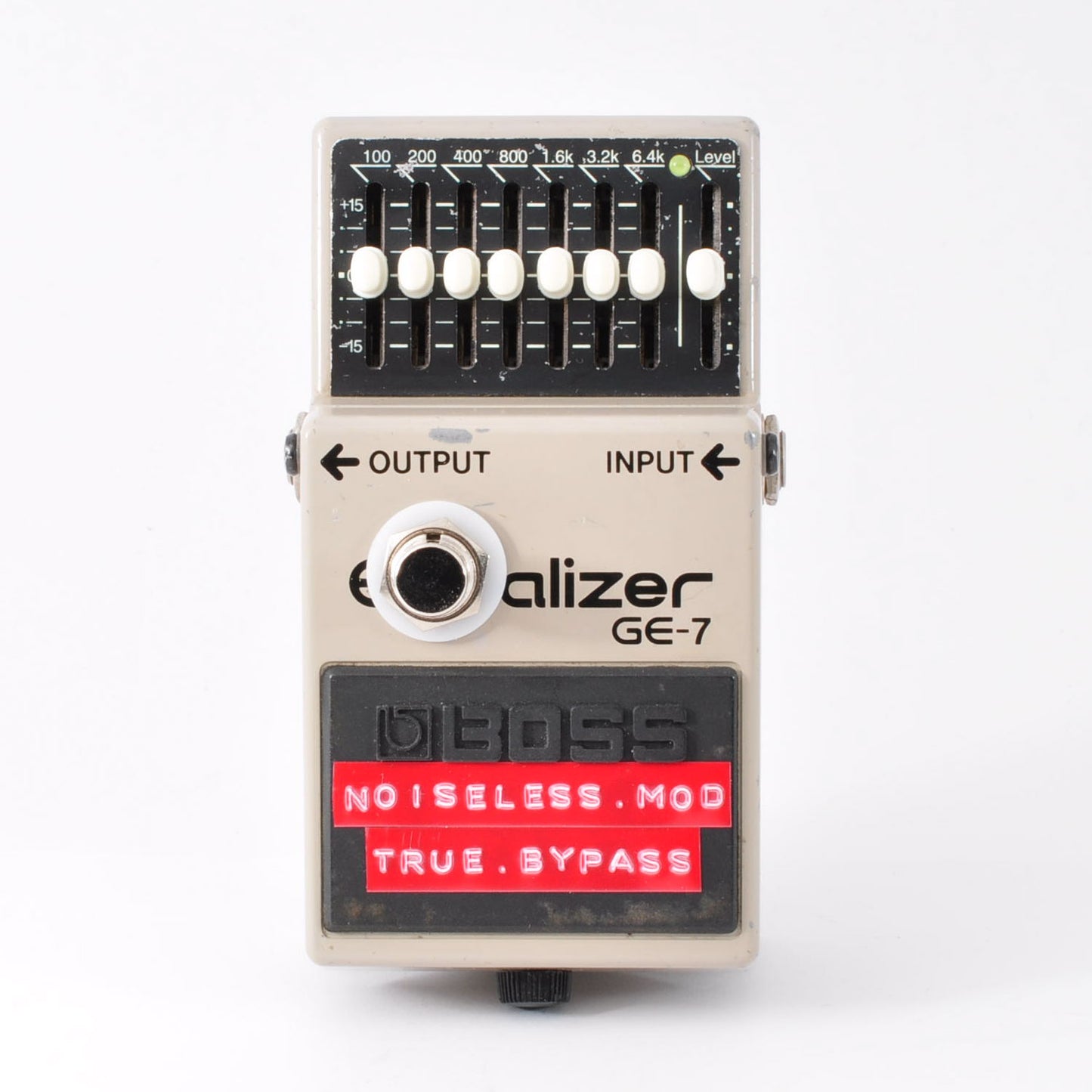 Boss GE-7 Modified True Bypass & Noiseless Equalizer Made In Taiwan 2002 Used From Japan #MP58507