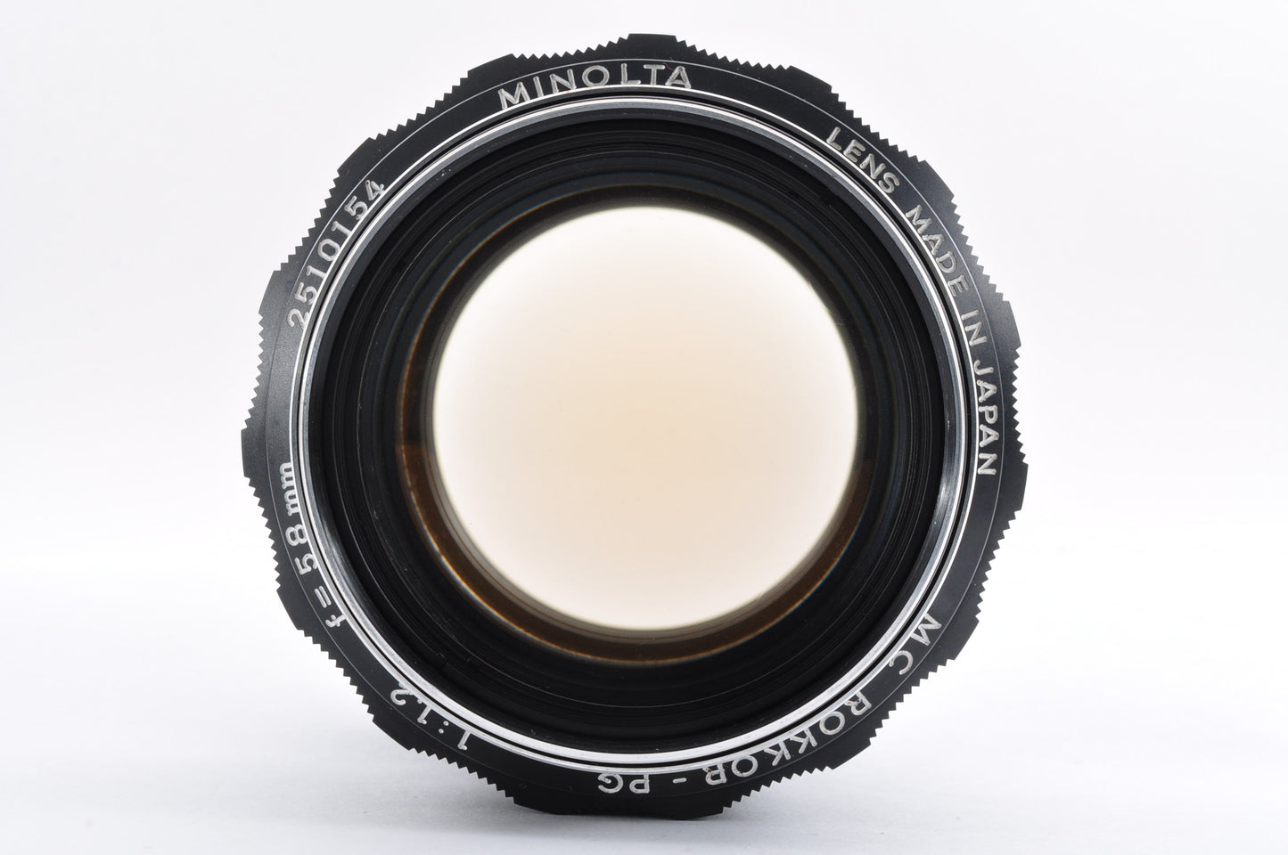 Minolta MC ROKKOR-PG 58mm F1.2 Maintained Standard Prime MF Lens From Japan #2510154