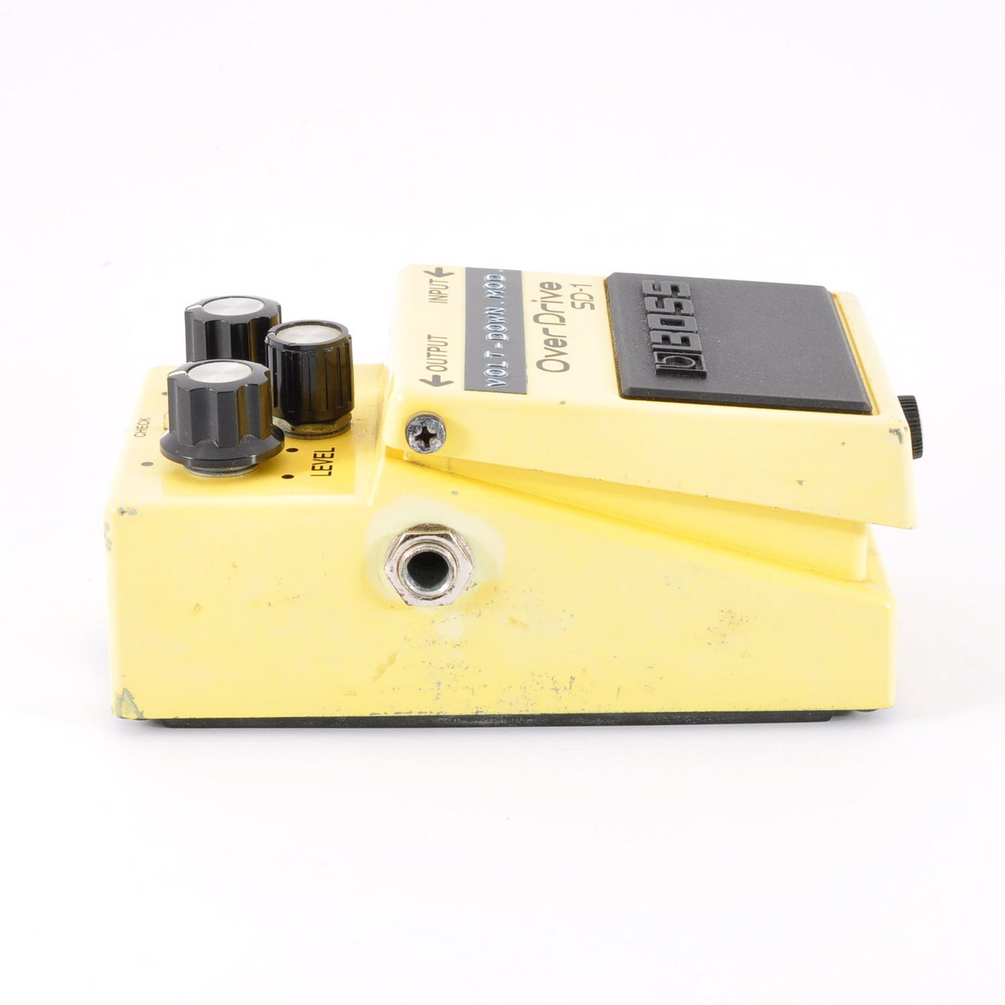 Boss SD-1 Modified Volt-Down 2.5-7.5V Fuzz Sound Super Overdrive Made In Taiwan 2003 Used From Japan #QR11954