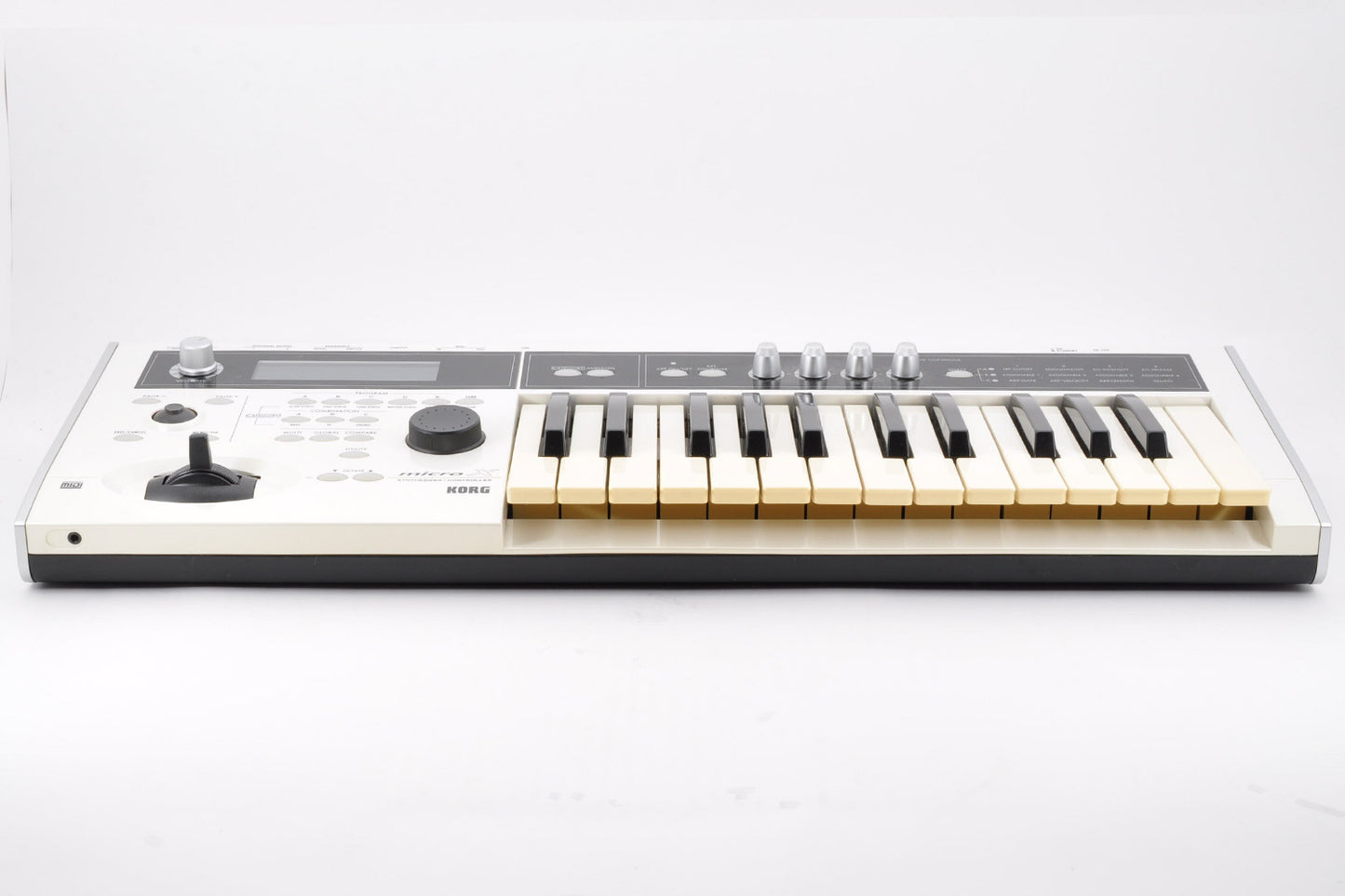 Korg MICRO X Synthesizer White Model w/Hardcase & USBcable Used From Japan #1928