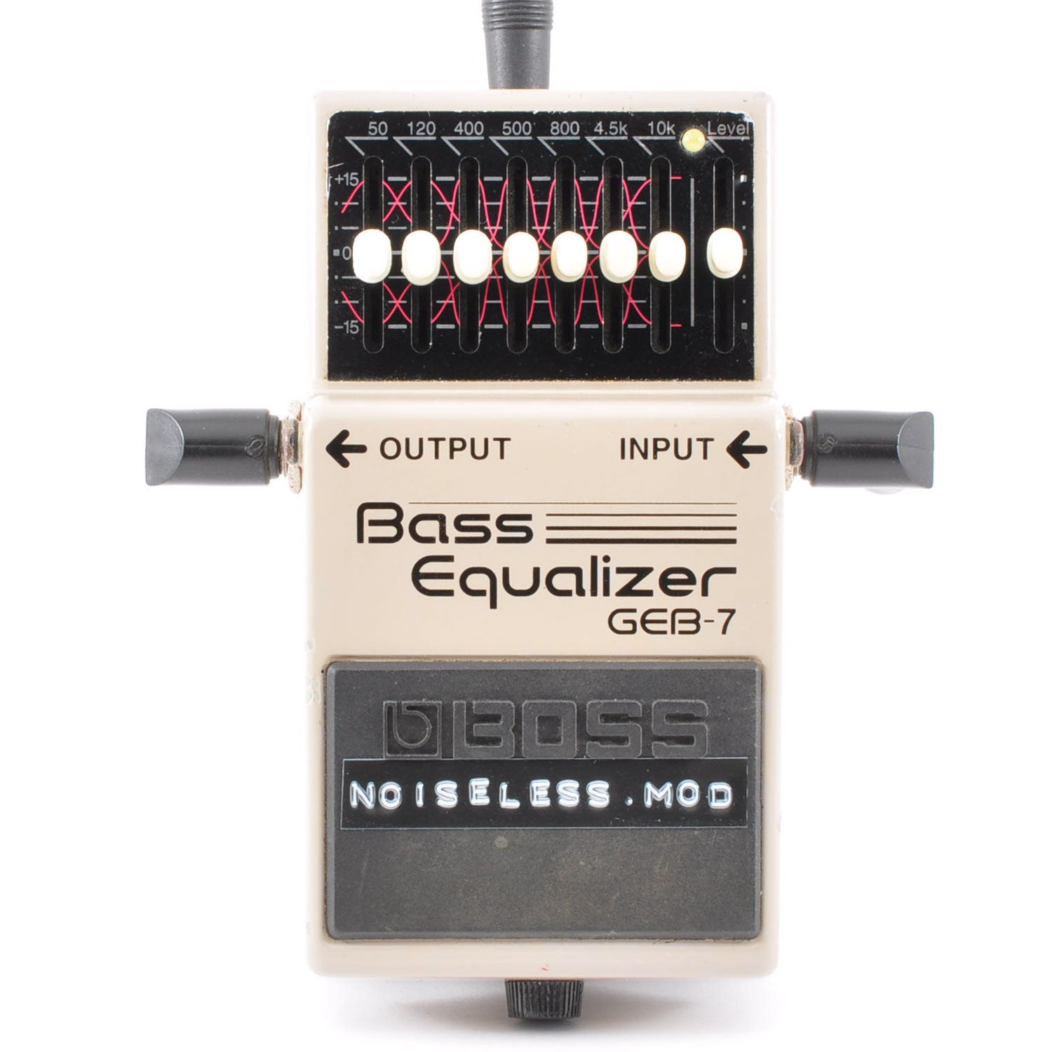 Boss GEB-7 Modified Noiseless For Bass Equalizer Pedal Mod Used