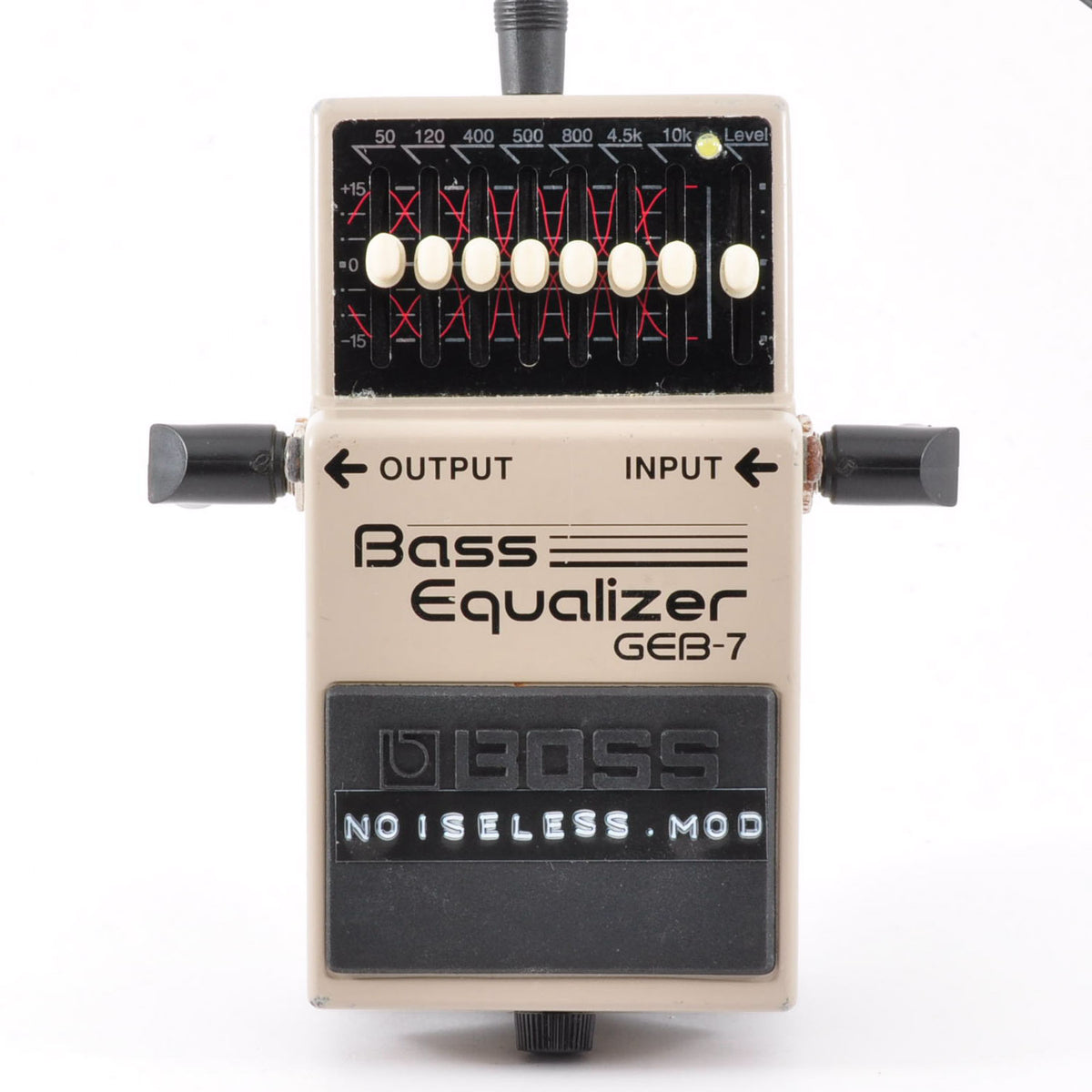 Boss GEB-7 Modified Noiseless Equalizer Made In Taiwan 2008 Effects Pedal Used From Japan #HW92743