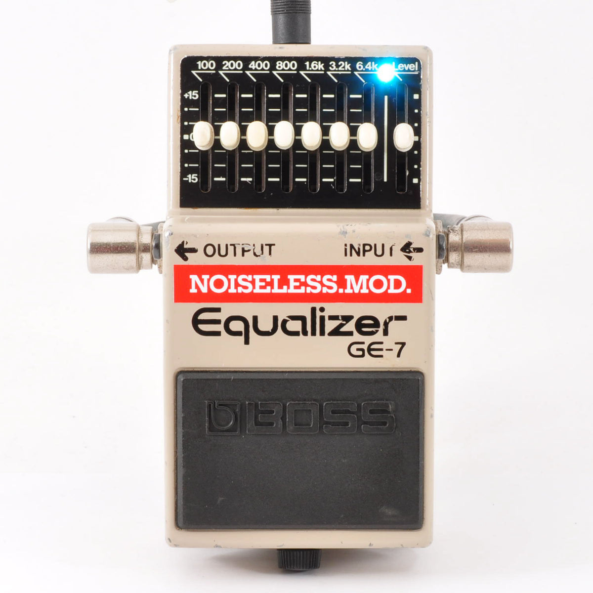 Boss GE-7 Modified Noiseless Equalizer Made In Taiwan 1995 PSA.OK Guitar Effects Pedal UsedJ From Japan #DH22866