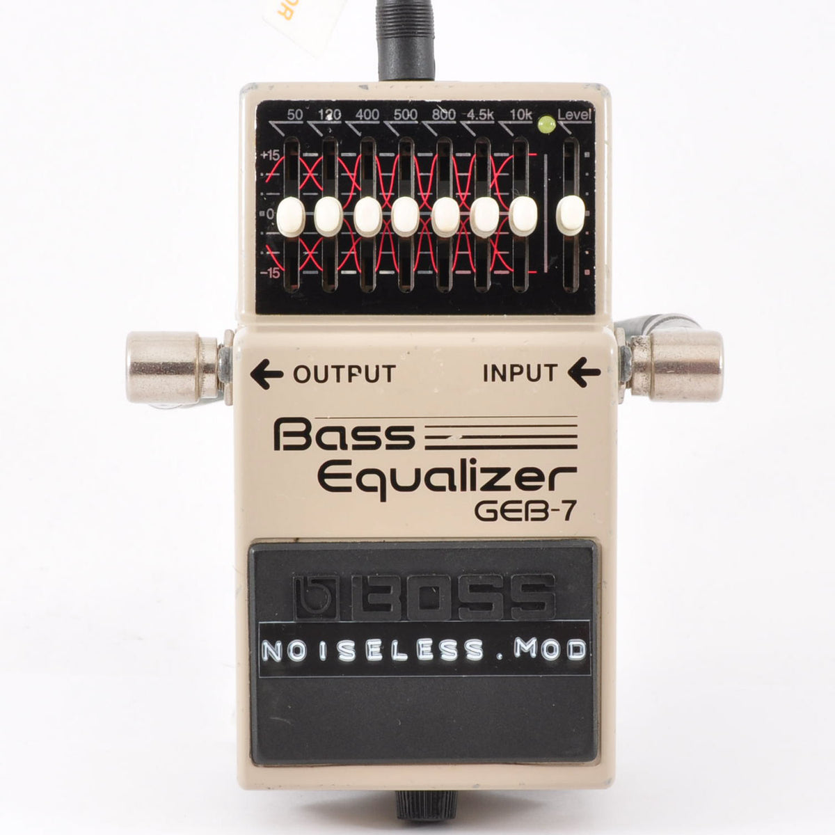 Boss GEB-7 Modified Noiseless For Bass Equalizer Pedal Made in Taiwan 2007 Mod Used From Japan #GV85848
