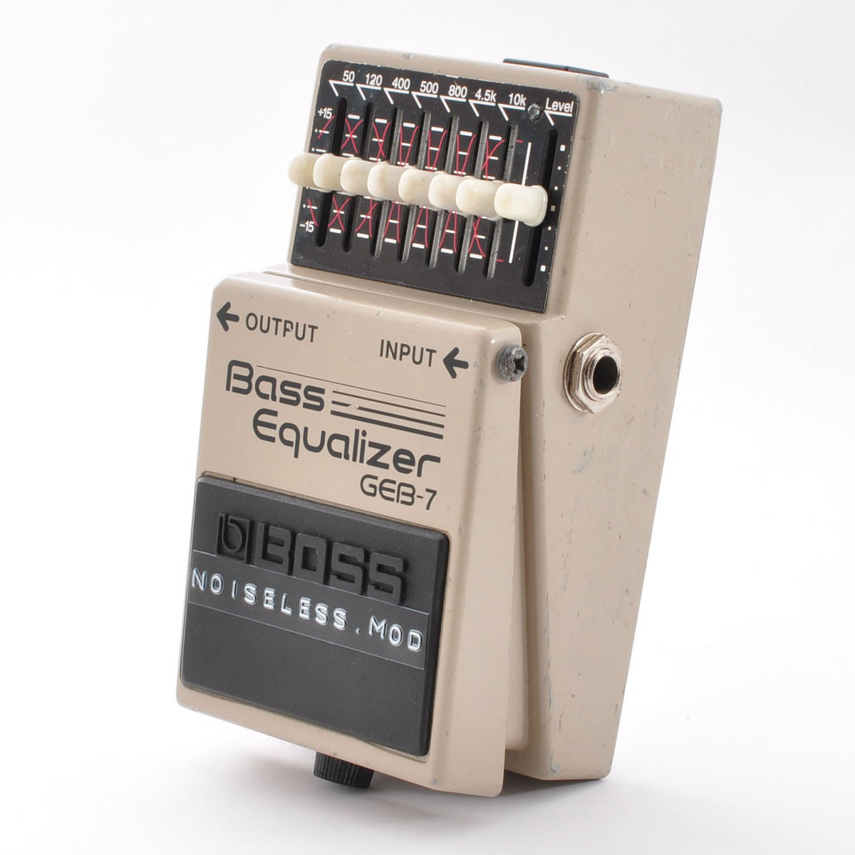 Boss GEB-7 Modified Noiseless For Bass Equalizer Pedal Made in Taiwan 2007 Mod Used From Japan #GV85848