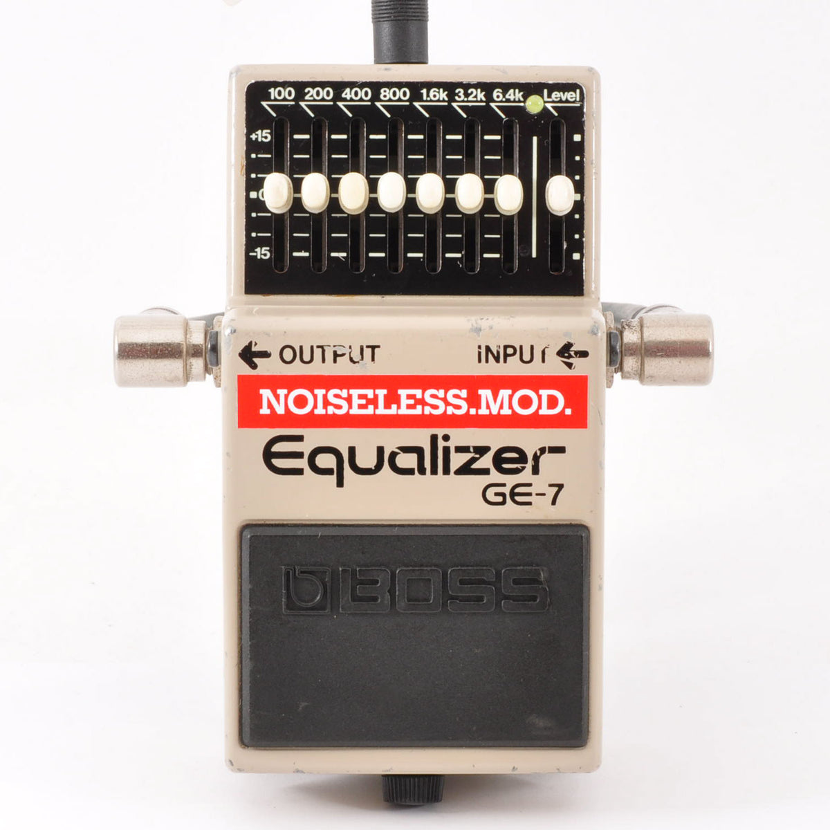 Boss GE-7 Modified Noiseless Equalizer Made In Taiwan 1995 PSA.OK Guitar Effects Pedal UsedJ From Japan #DH22866