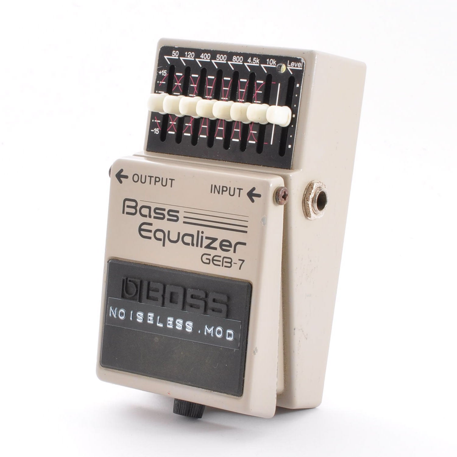 Boss GEB-7 Modified Noiseless For Bass Equalizer Pedal Mod Used