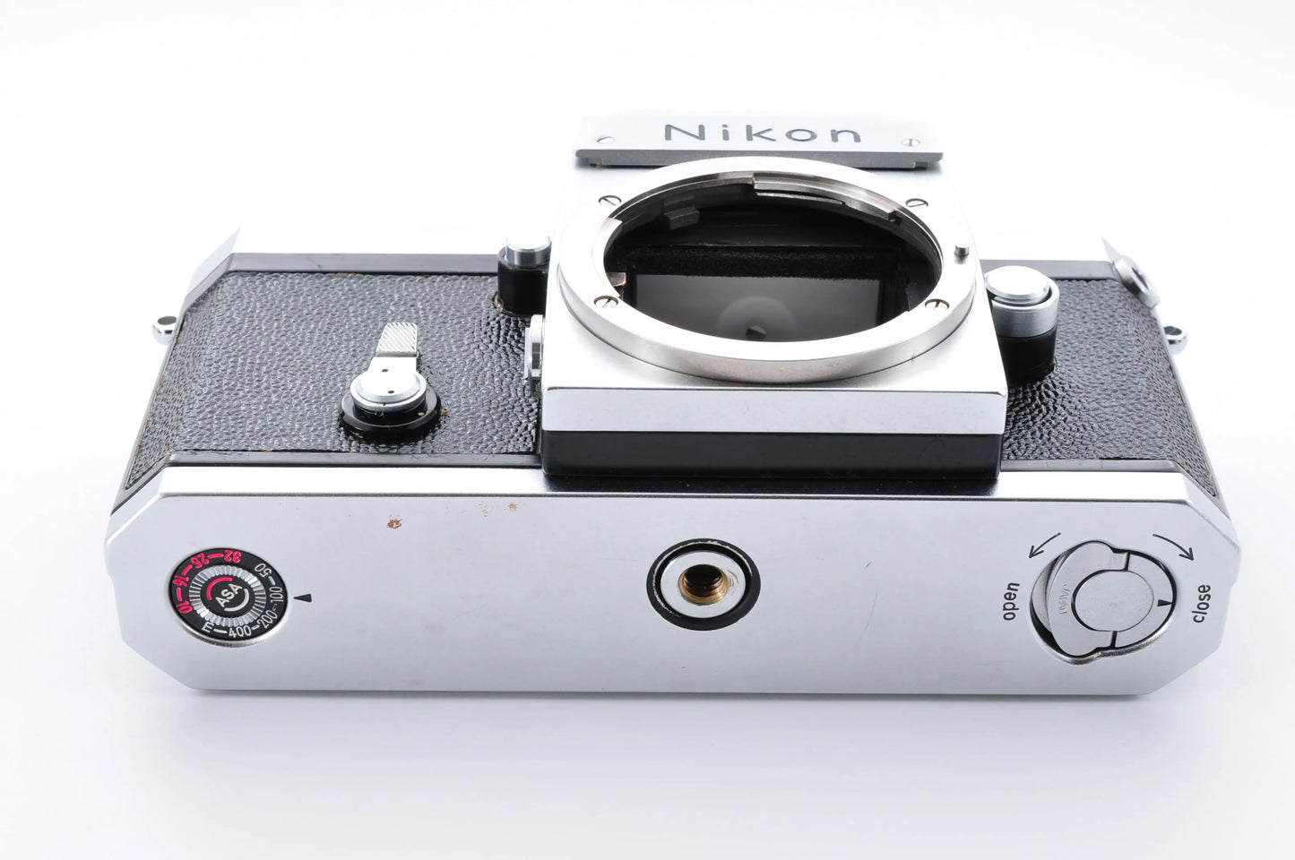 Nikon F Eye Level Silver S/N6409538 Mt Fuji Mark 35mm SLR Film Camera From Japan