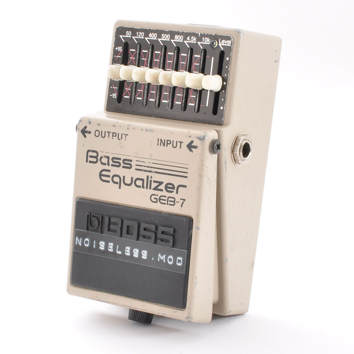 Boss GEB-7 Modified Noiseless For Bass Equalizer Pedal Made in Taiwan 2004 Mod Used From Japan #ES68068