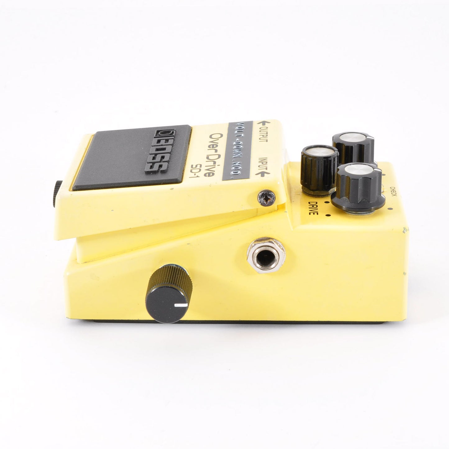 Boss SD-1 Modified Volt-Down 2.5-7.5V Fuzz Sound Super Overdrive Made In Taiwan 2003 Used From Japan #QR11954