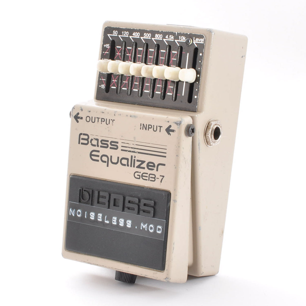 Boss GEB-7 Modified Noiseless For Bass Equalizer Pedal Made in Taiwan 2000s Mod Used From Japan