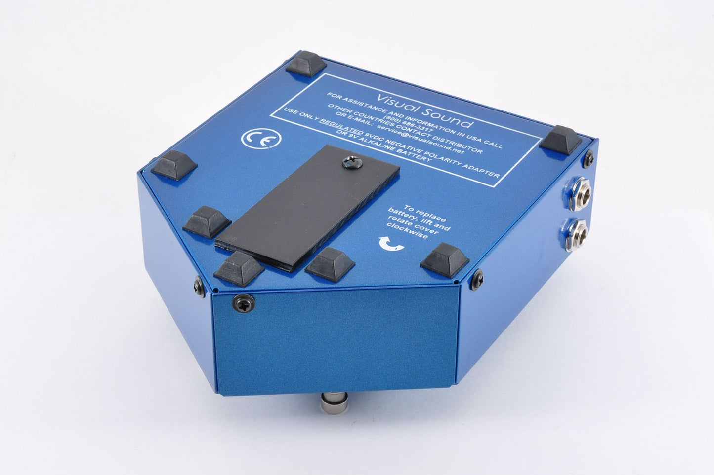 Visual Sound H2O Liquid Chorus & Echo Delay Stereo w/Box Guitar Effect Pedal Used From Japan