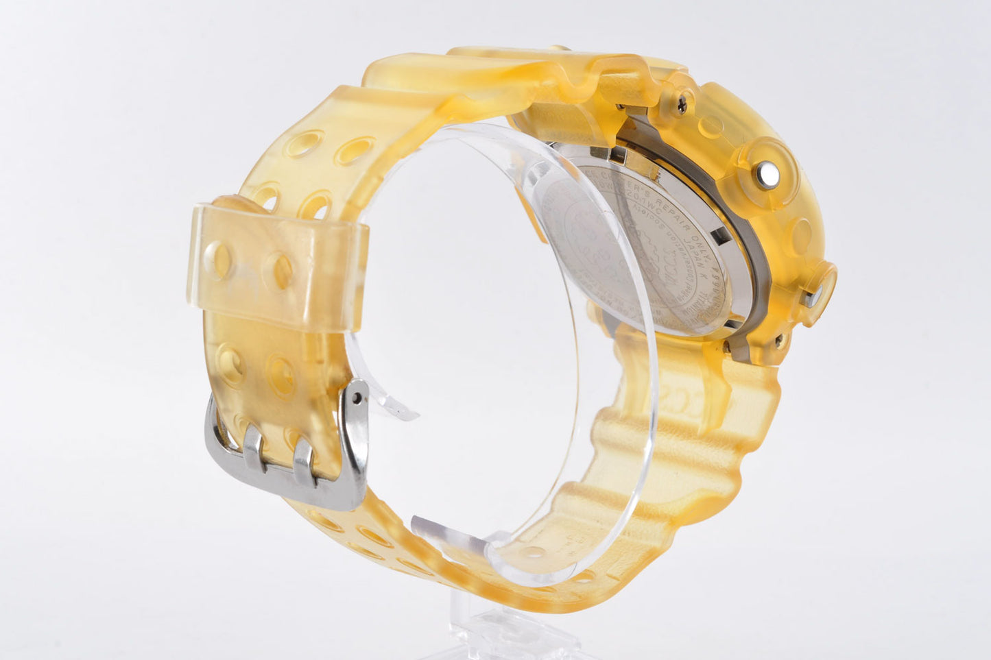 Casio G-Shock DW-8201WC-7T Frogman Yellow Titanium Digital Watch 1294 Used From Japan