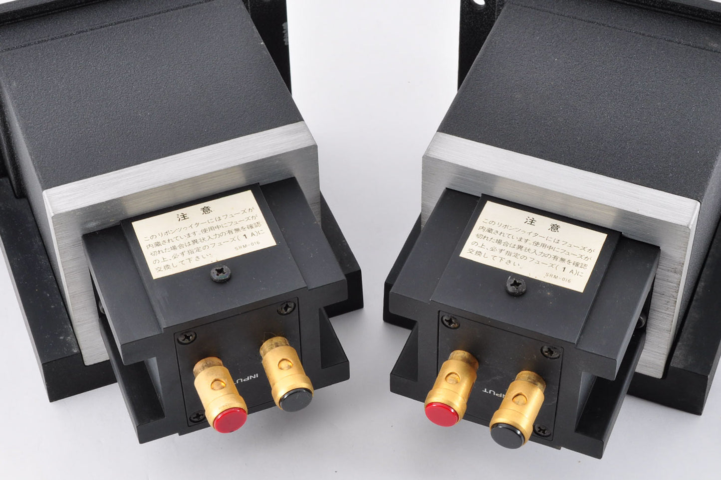 Pioneer PT-R7 III Ribbon Tweeter 2Set w/Stand Base Tested Working Used From Japan